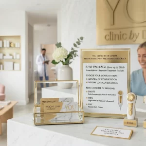 £750 Package – Consultation + Premium Treatment Sessions